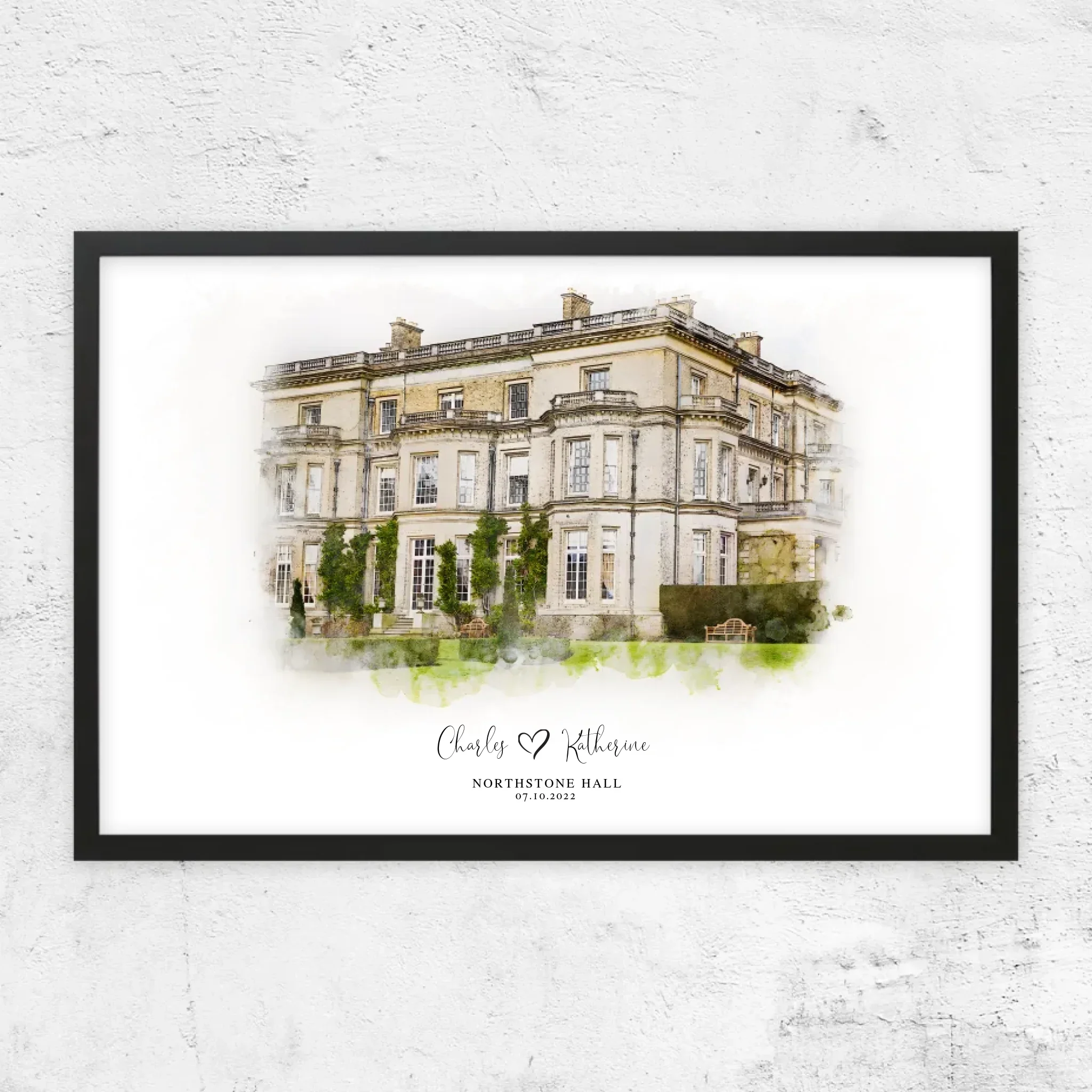 Personalized Poster – Wedding Venue Sketch - Image 6