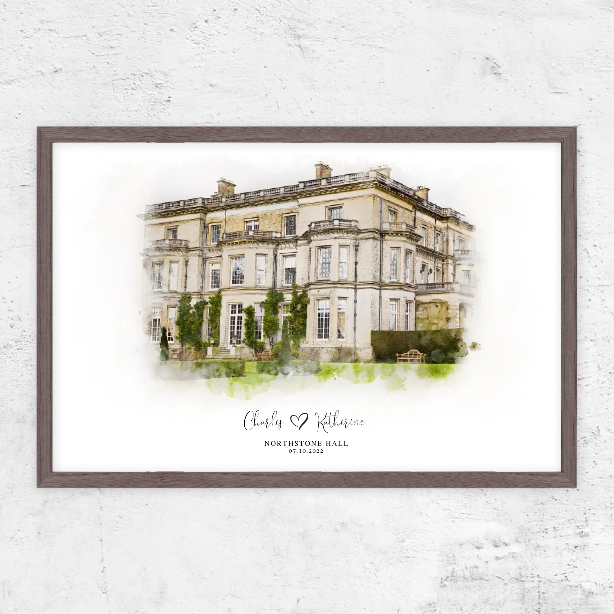 Personalized Poster – Wedding Venue Sketch - Image 7