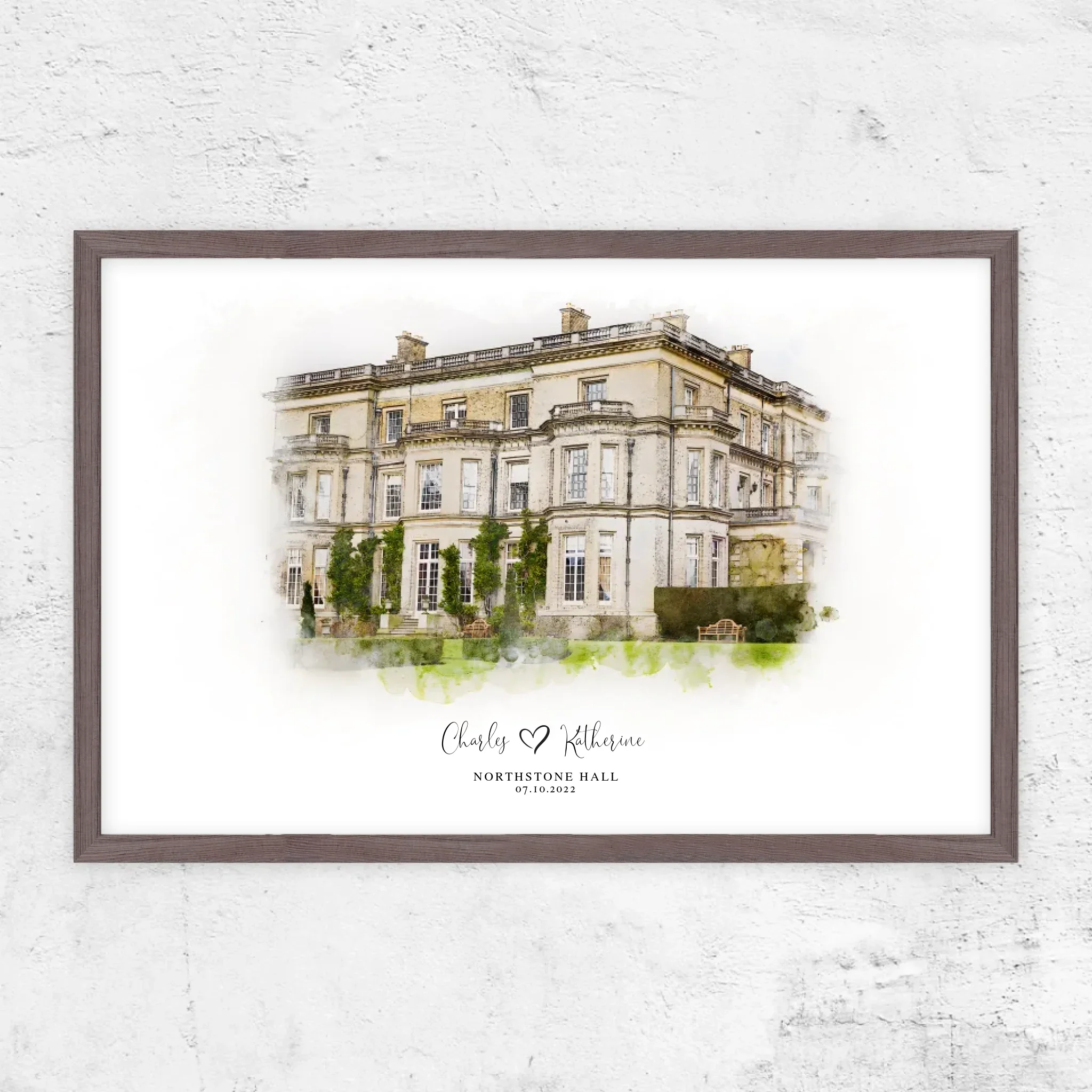 Personalized Poster – Wedding Venue Sketch - Image 8
