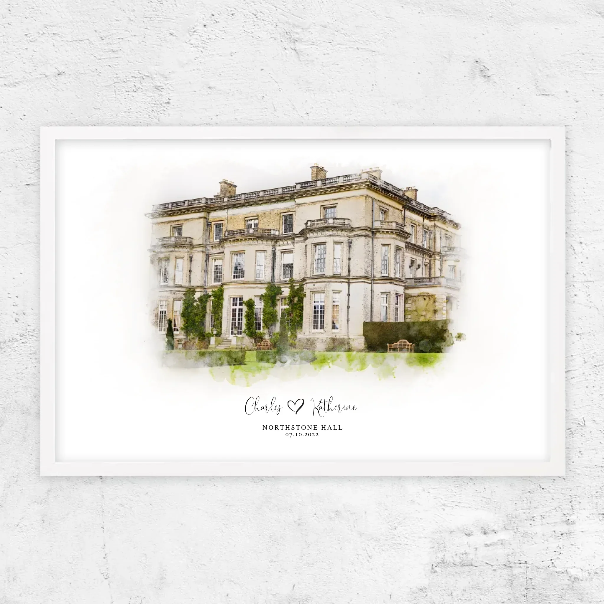 Personalized Poster – Wedding Venue Sketch - Image 9