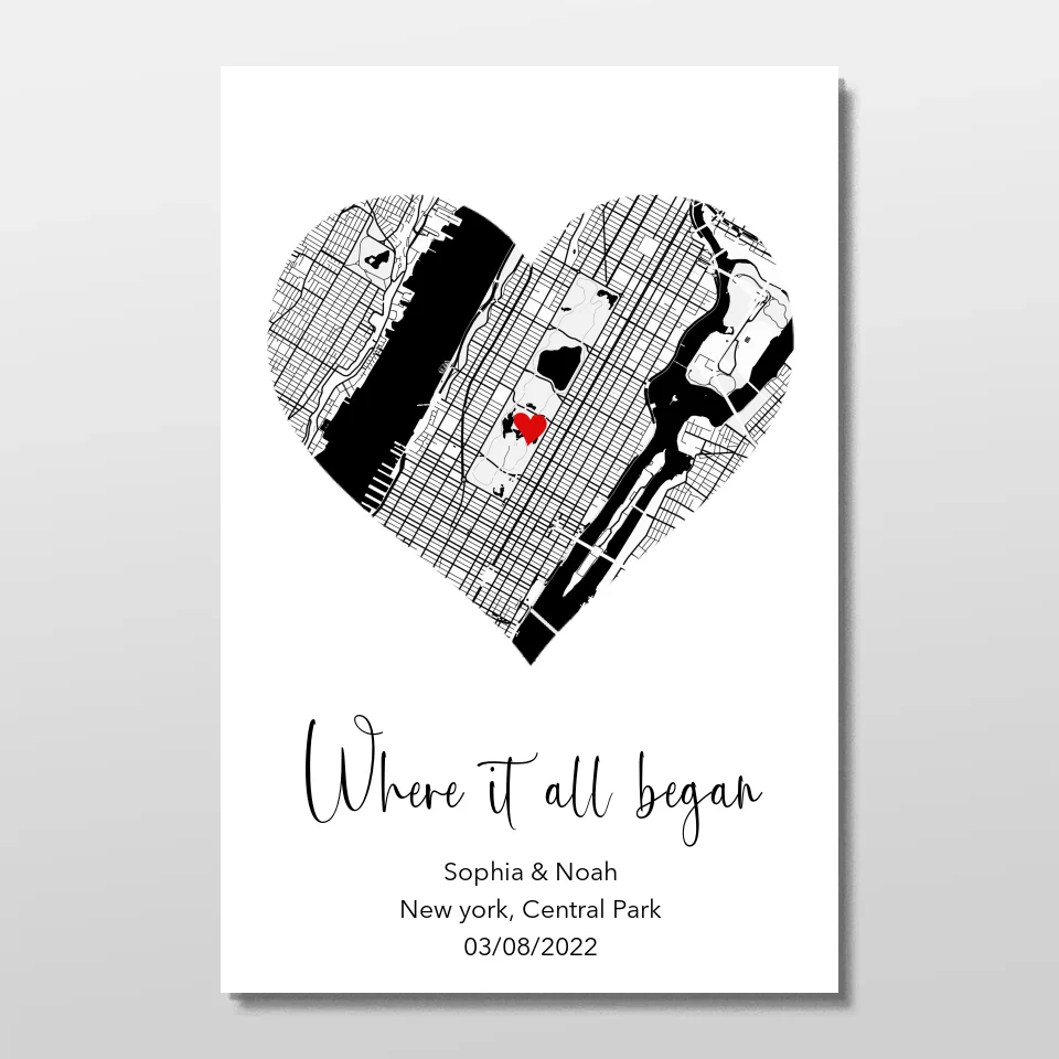 Personalized Poster "Where it all began"