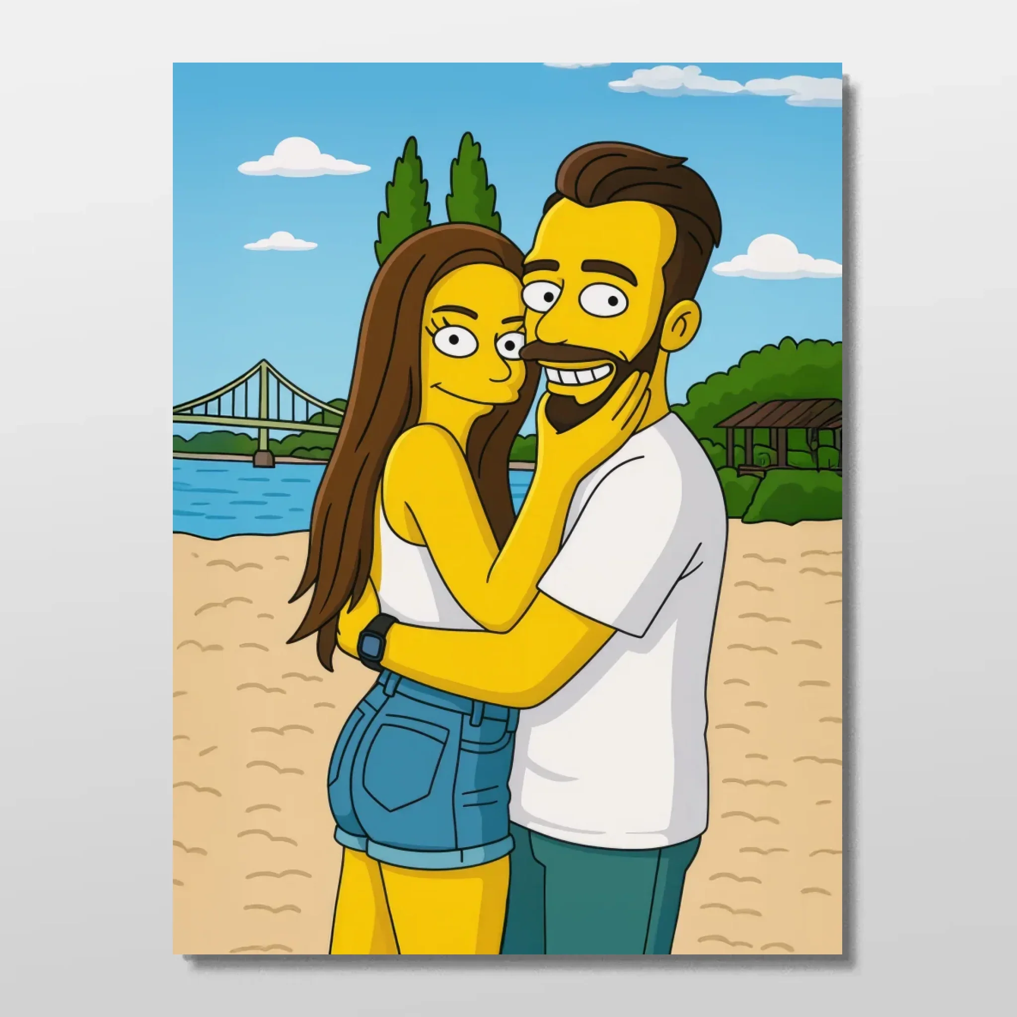 Personalized Poster – Yellow Cartoon Style - Image 3