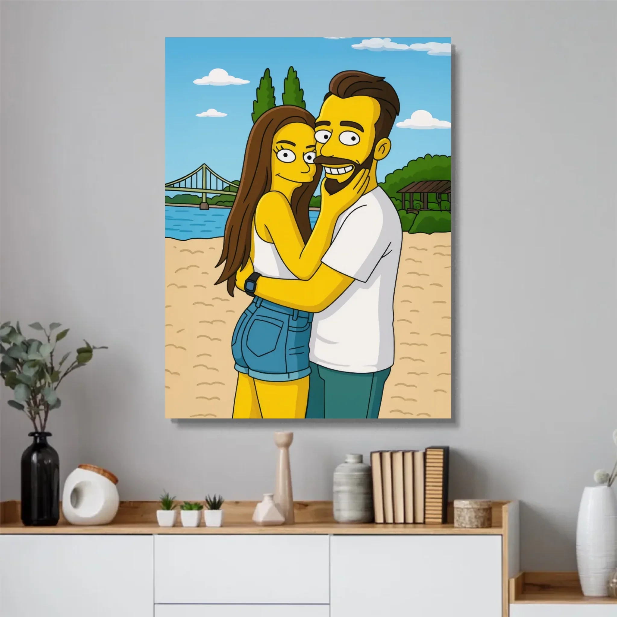 Personalized Poster – Yellow Cartoon Style - Image 4