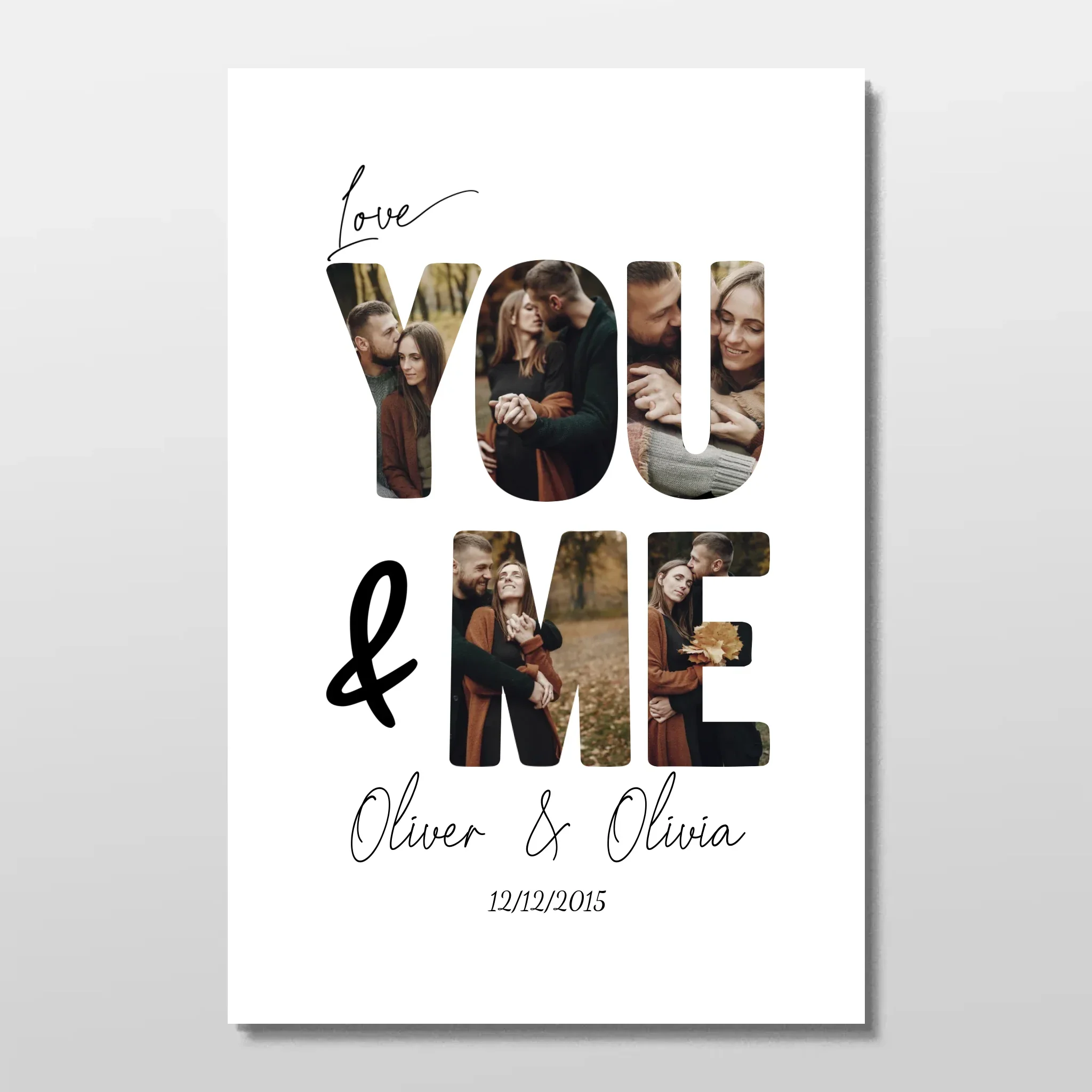 Personalized Poster “You and me”