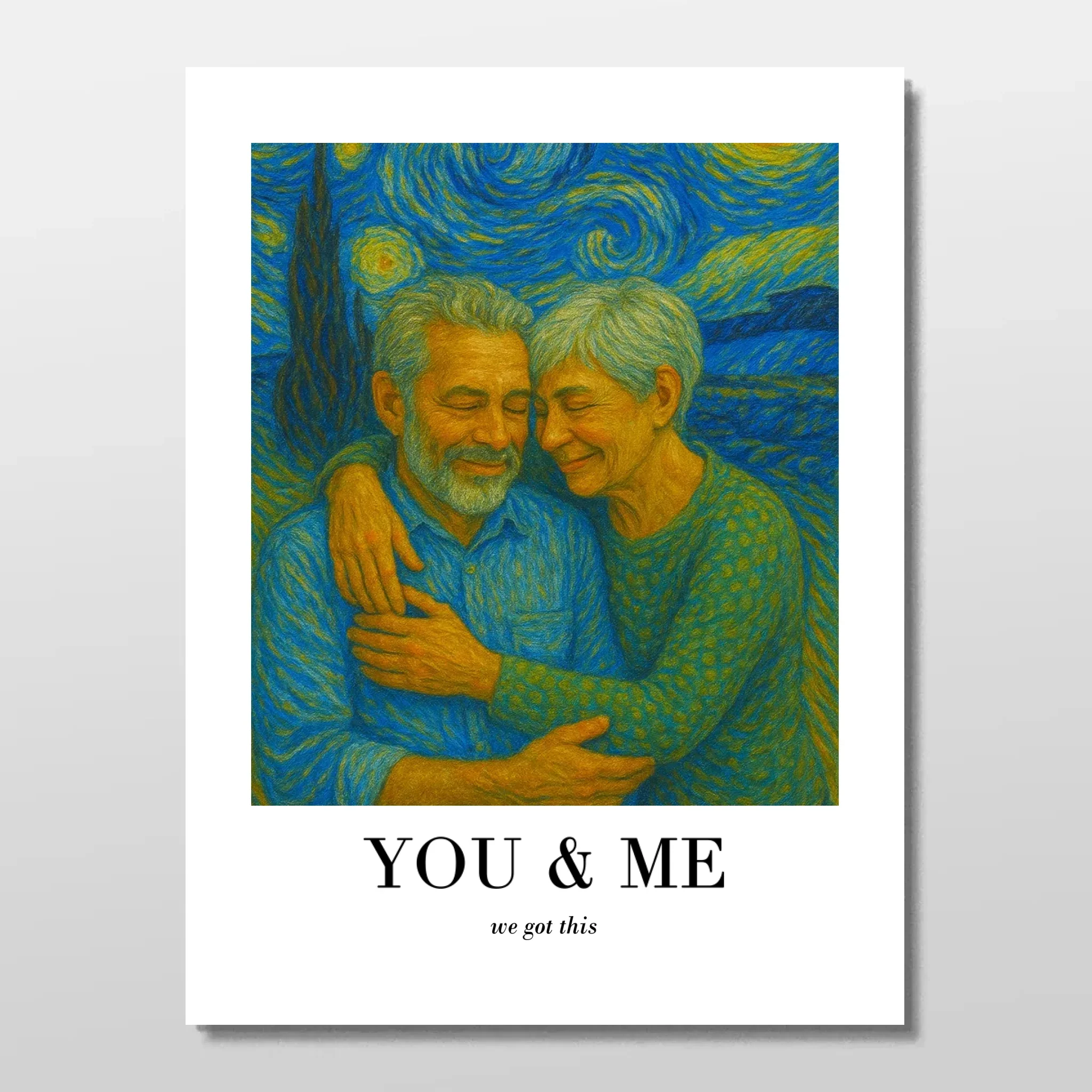 Personalized Poster – You and Me In Van Gogh Art We Got This - Image 3