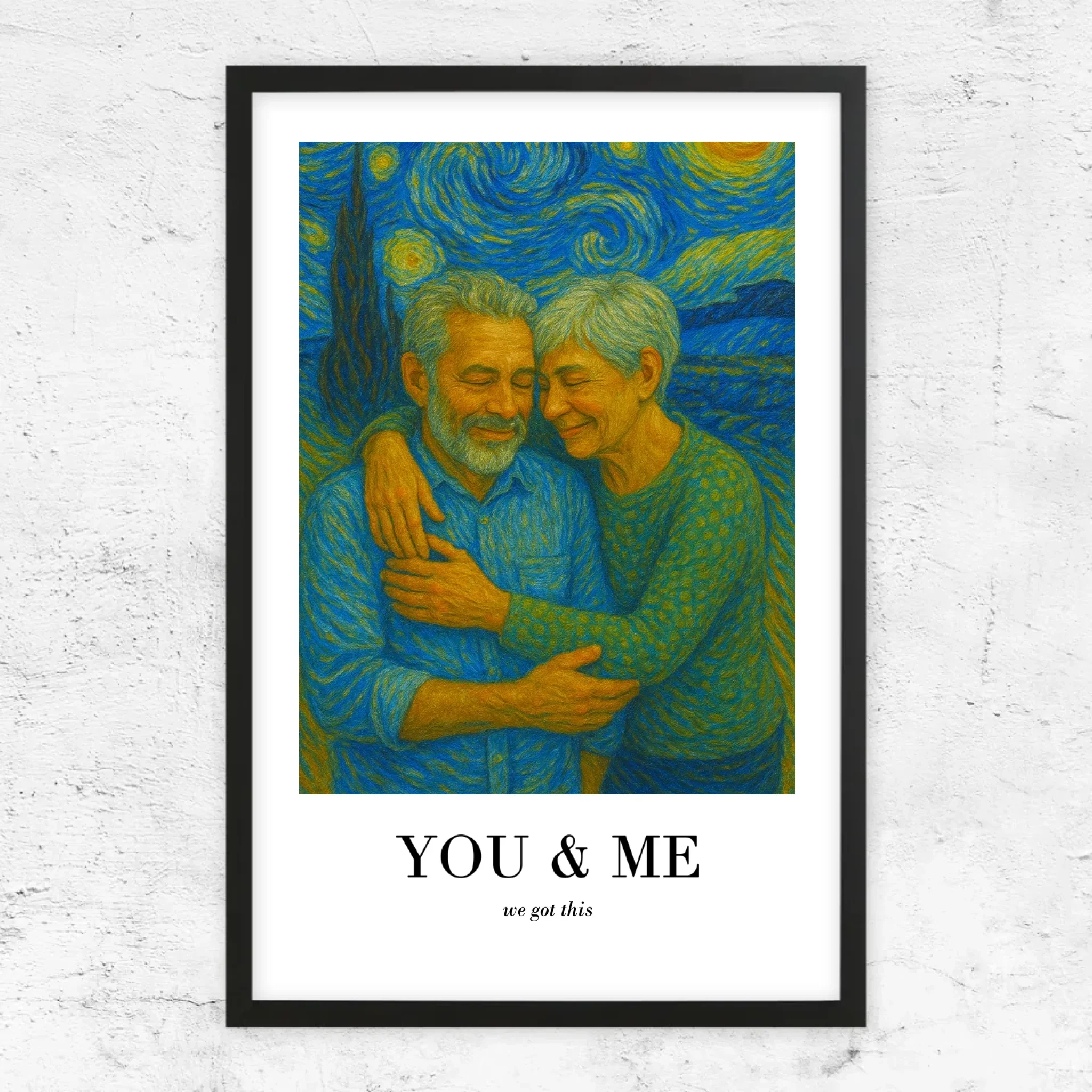 Personalized Poster – You and Me In Van Gogh Art We Got This - Image 5