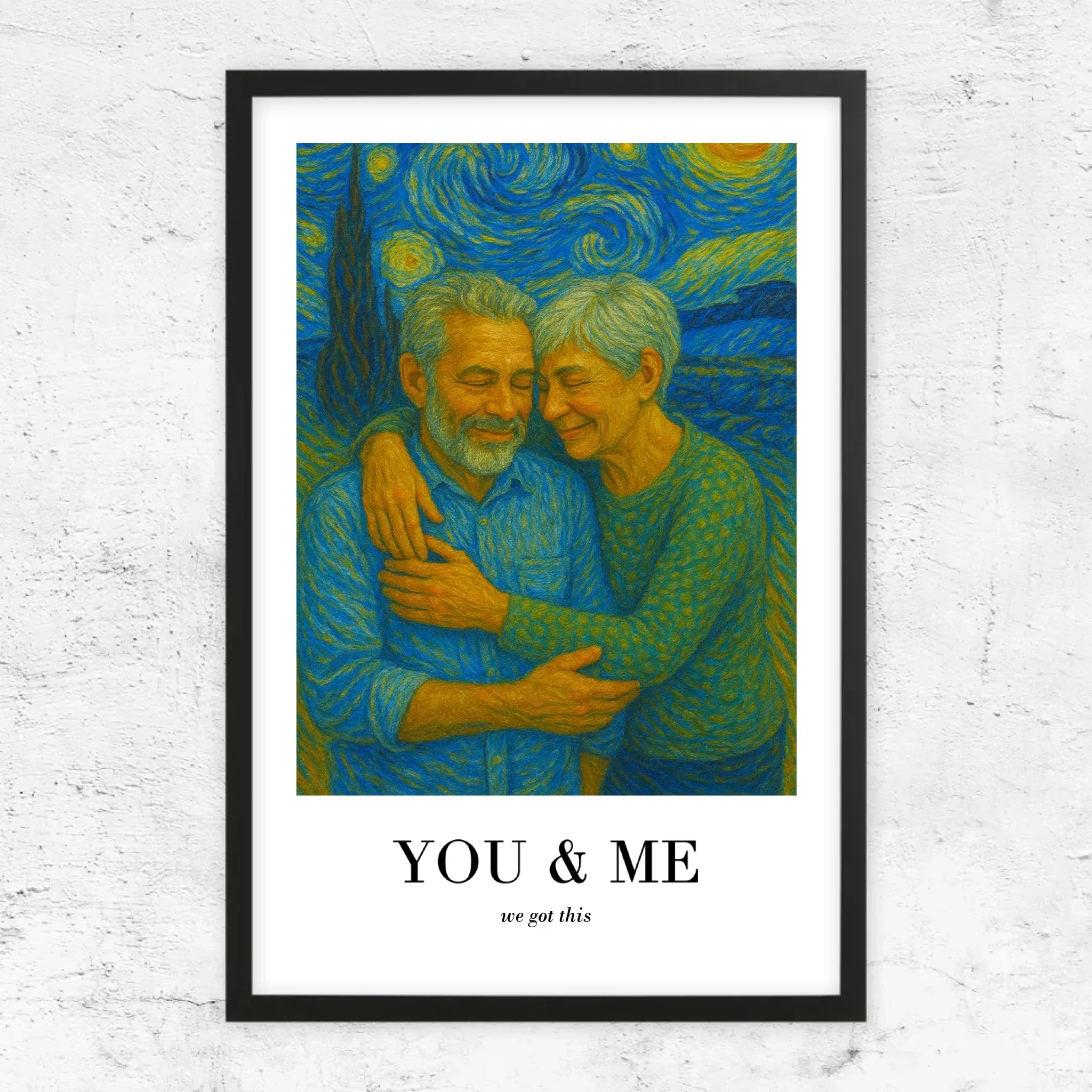 Personalized Poster – You and Me In Van Gogh Art We Got This - Image 6