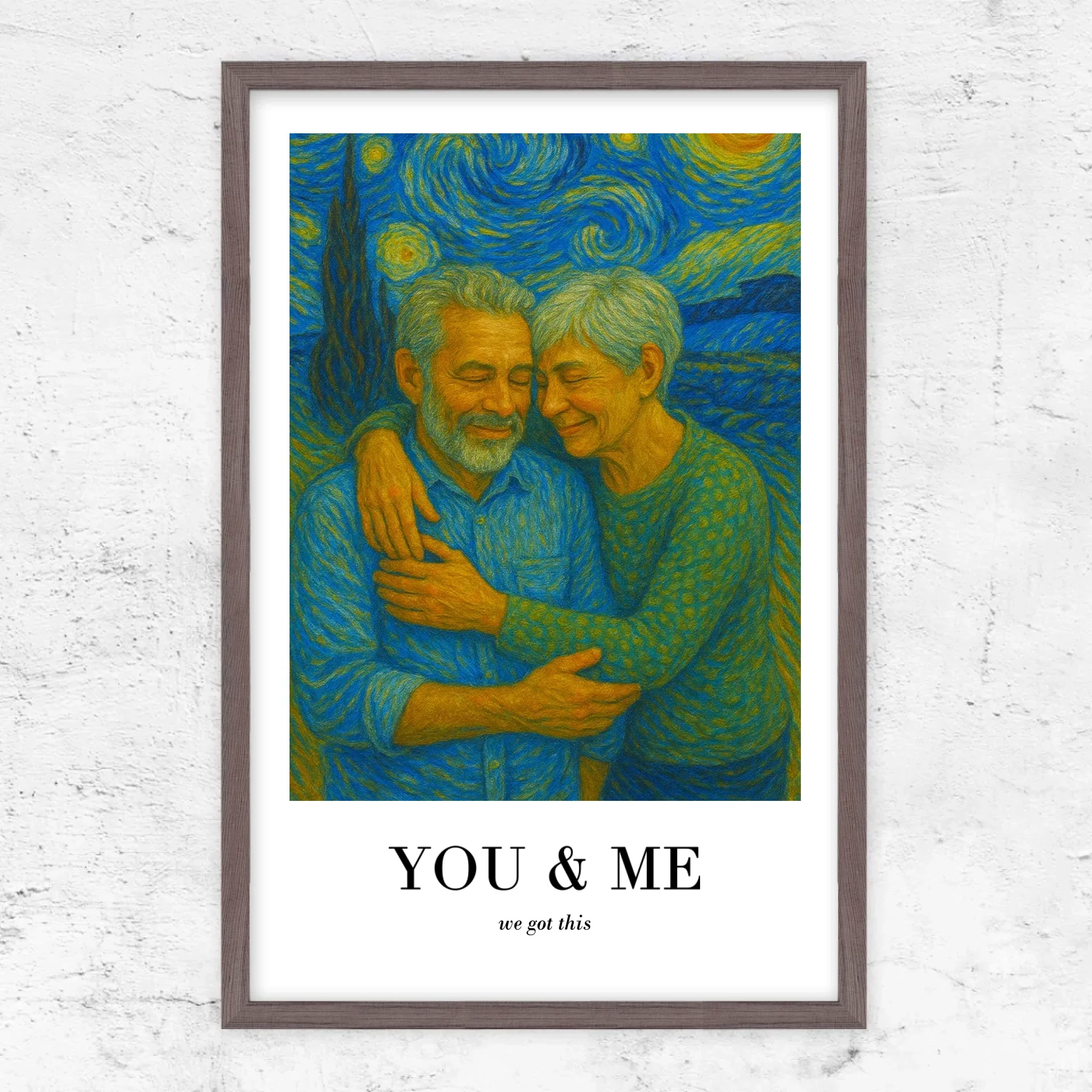 Personalized Poster – You and Me In Van Gogh Art We Got This - Image 7