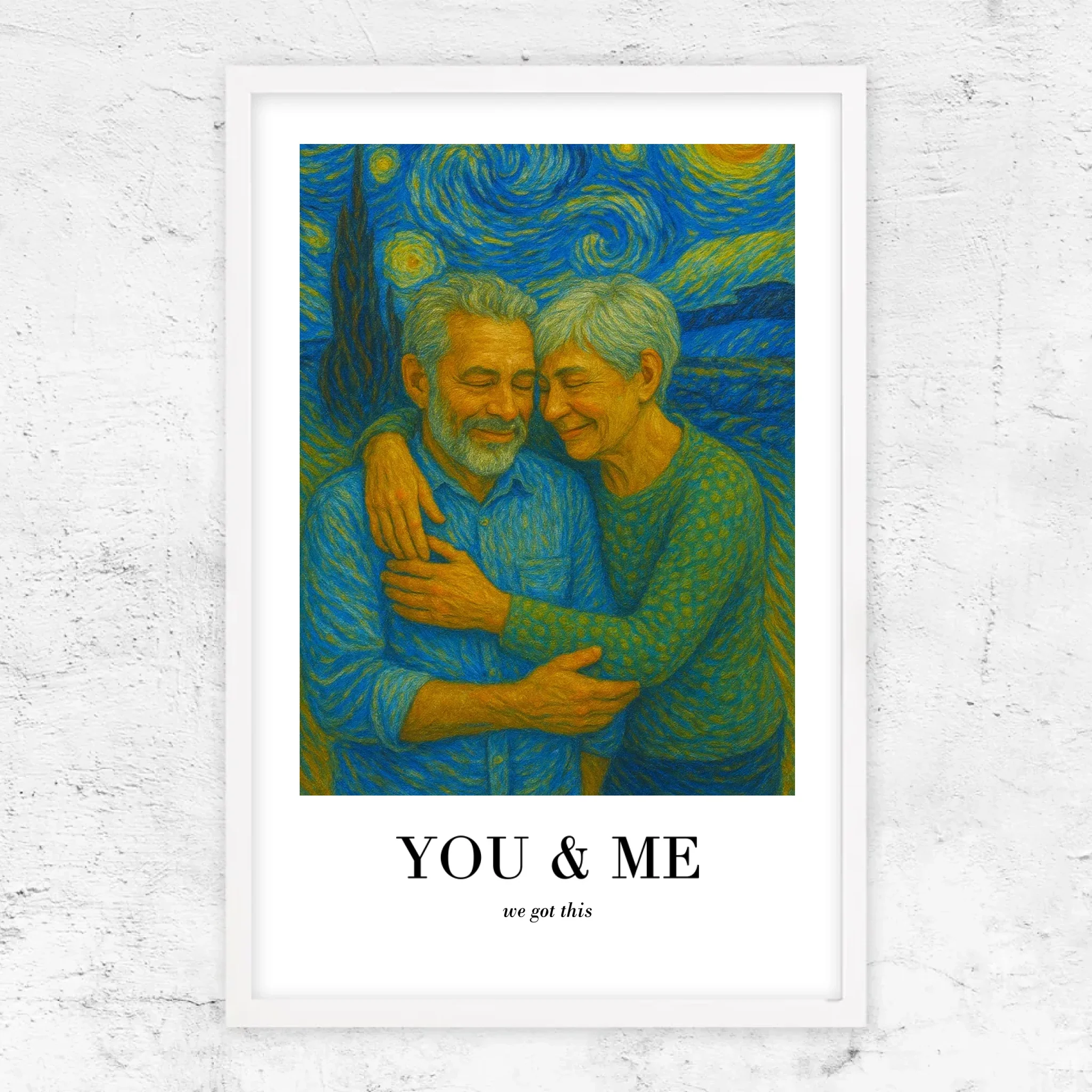 Personalized Poster – You and Me In Van Gogh Art We Got This - Image 9