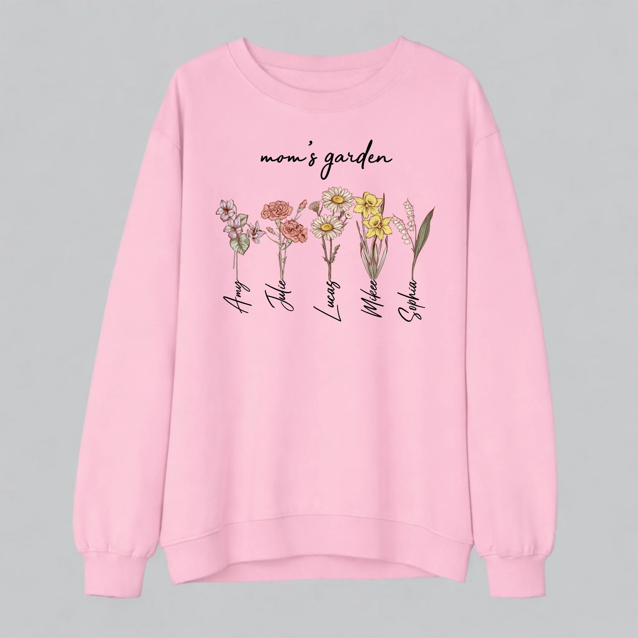 Personalized Sweatshirt – Mom’s Children Garden - Image 3