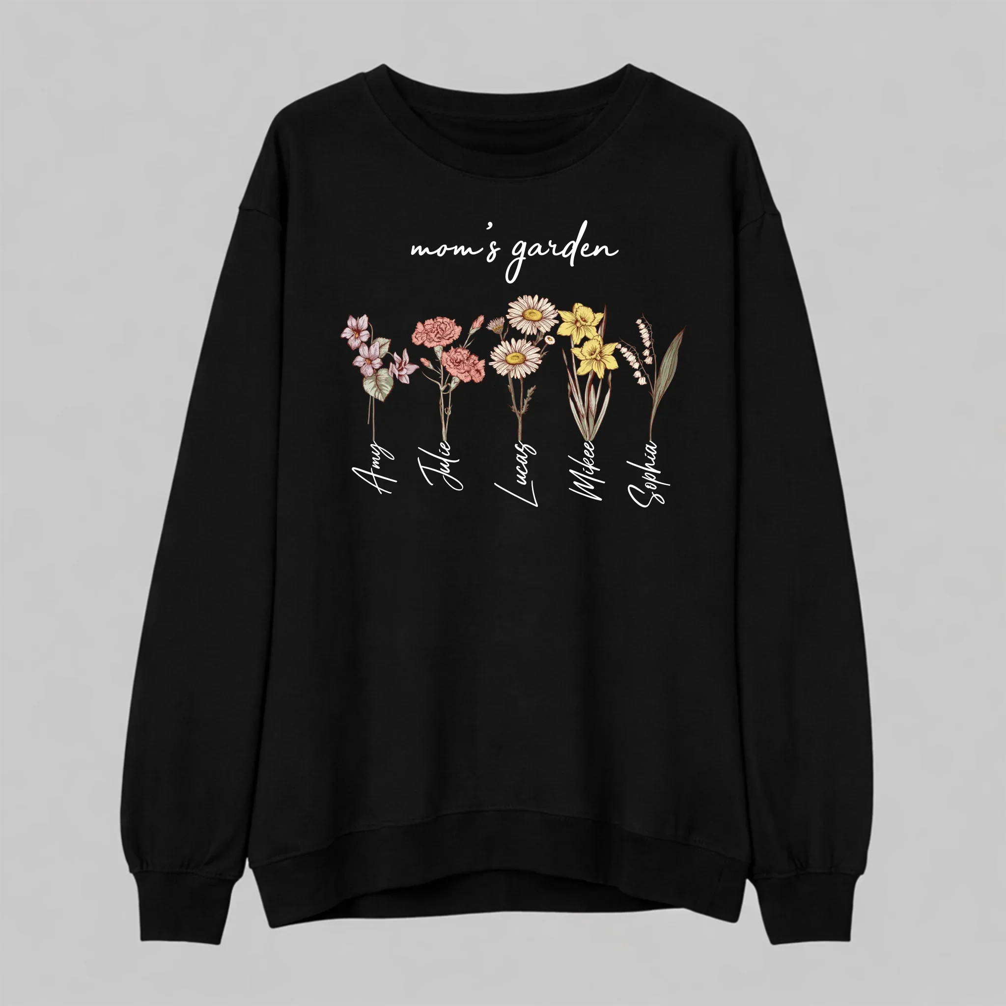 Personalized Sweatshirt – Mom’s Children Garden - Image 5