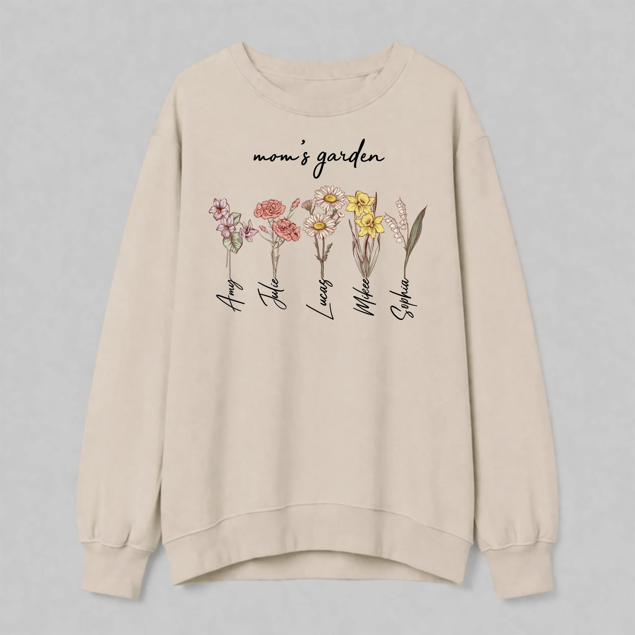 Personalized Sweatshirt – Mom’s Children Garden - Image 6