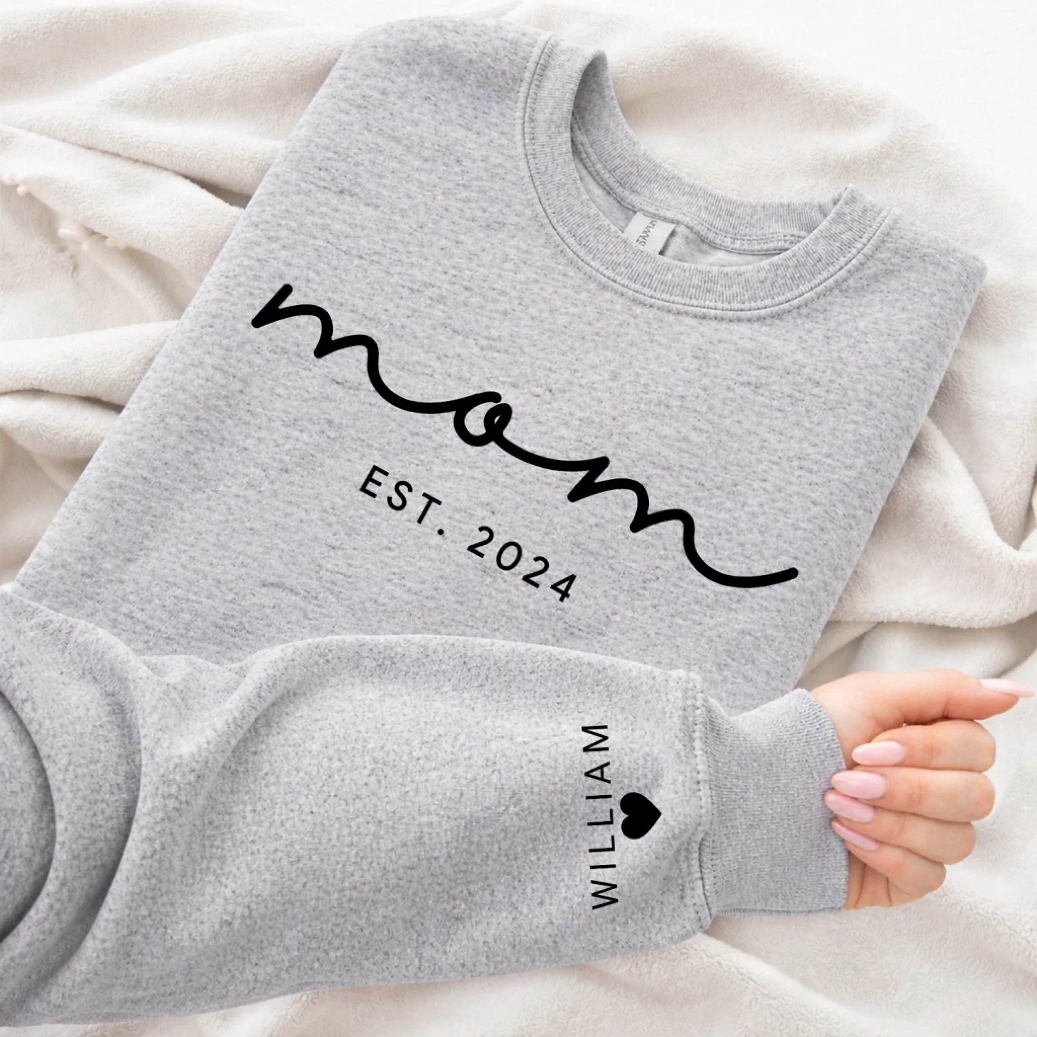 Personalized Sweatshirt – Mother Est. - Image 3