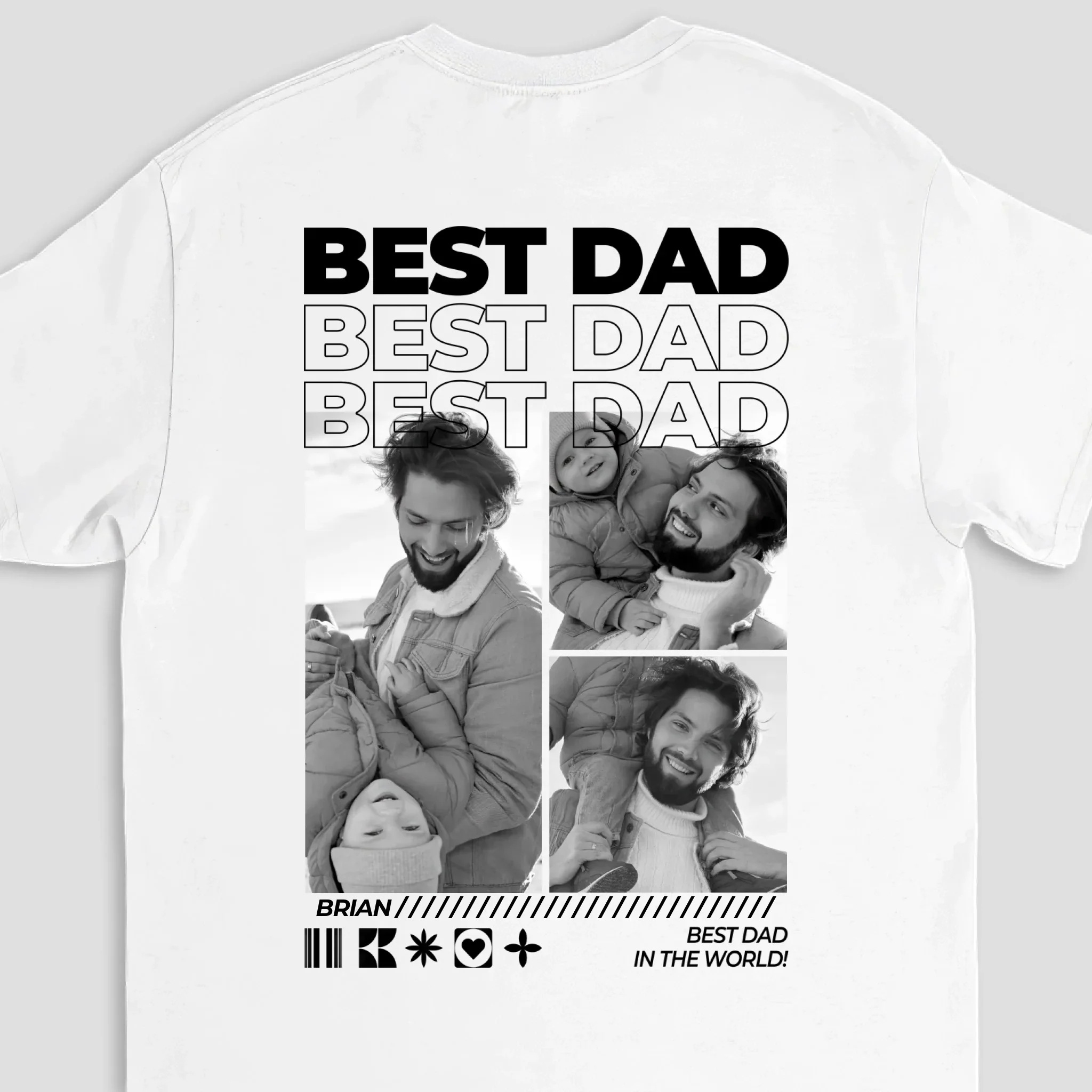 Personalized T-Shirt – Dad Photos - Image 4