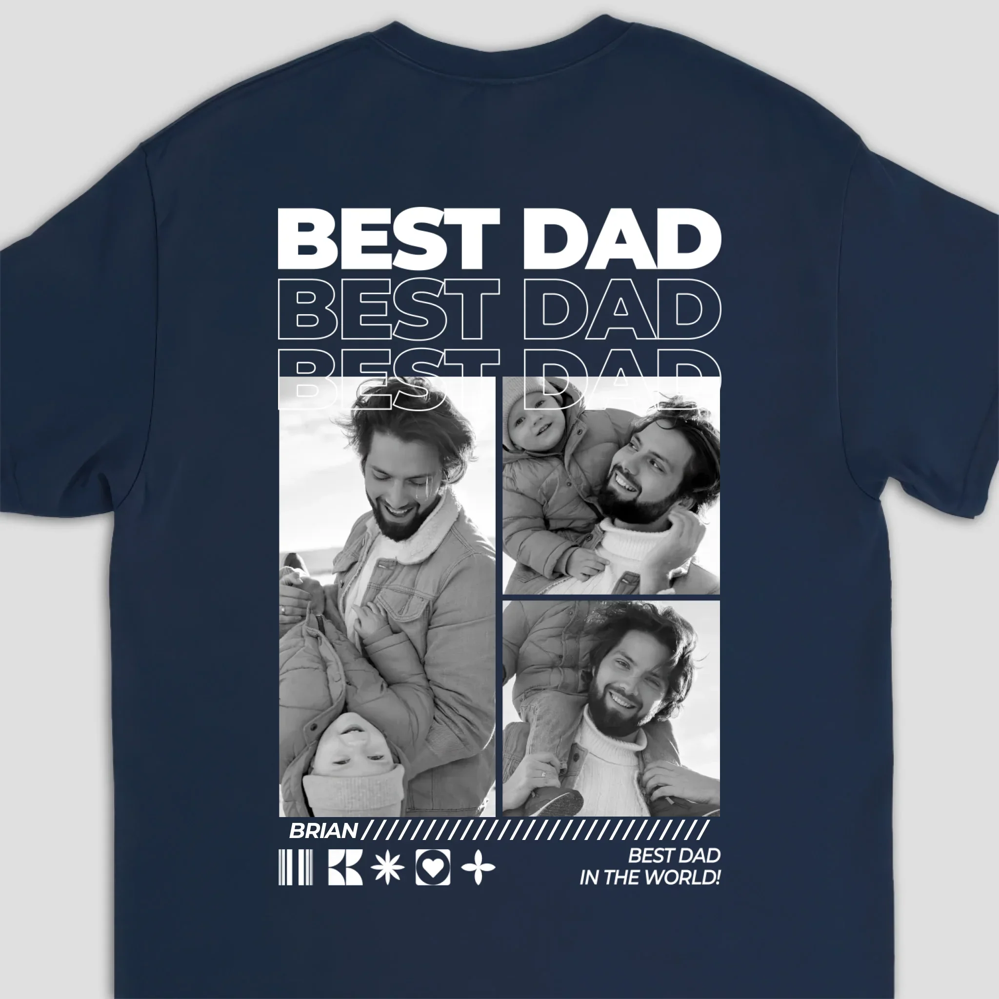 Personalized T-Shirt – Dad Photos - Image 8