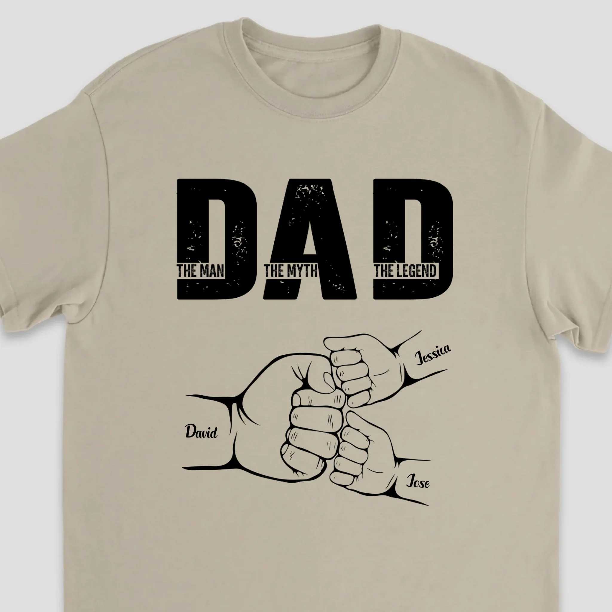 Personalized T-Shirt – Dad The Man The Myth The Legend - Image 5