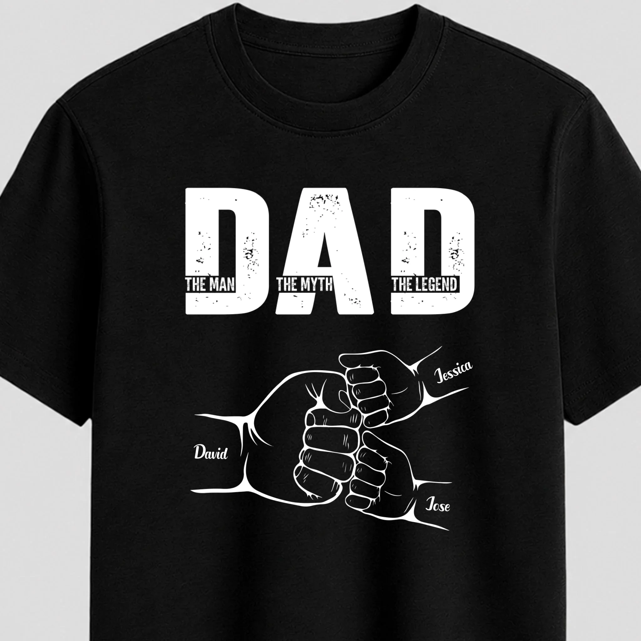 Personalized T-Shirt – Dad The Man The Myth The Legend - Image 7