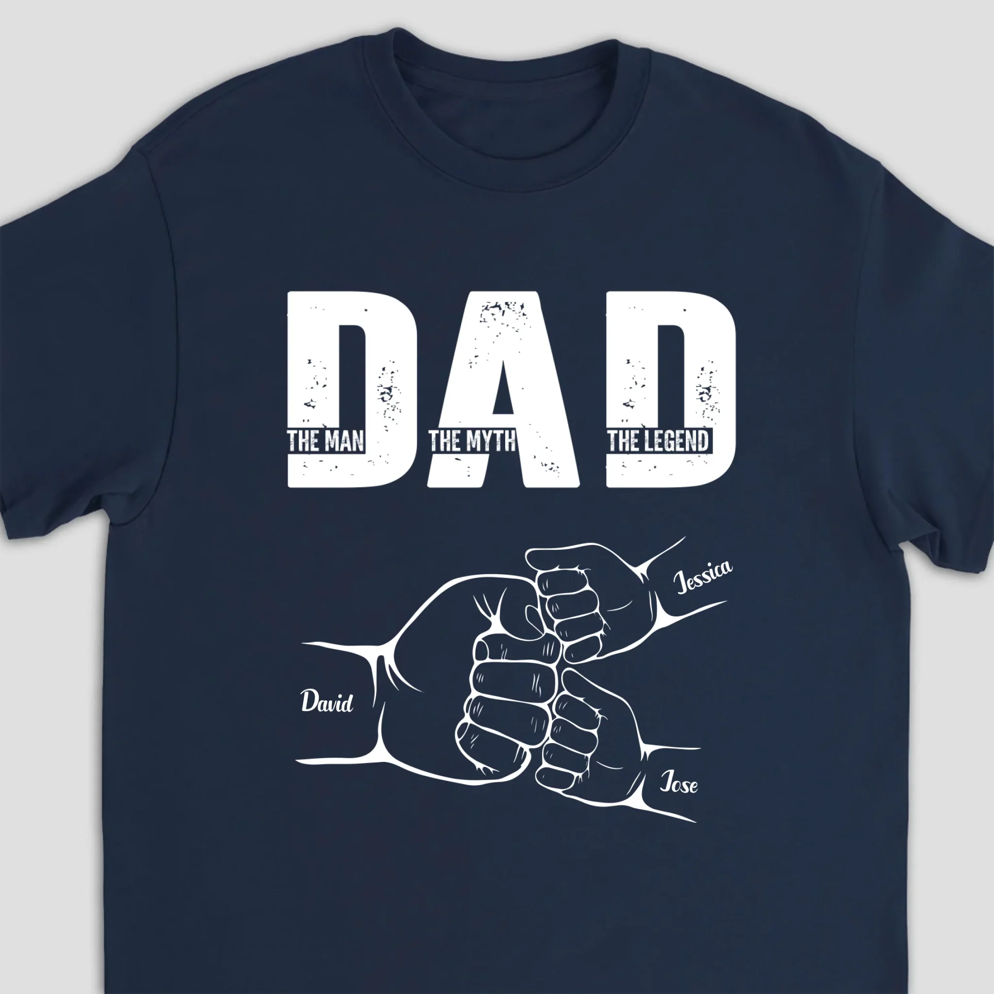 Personalized T-Shirt – Dad The Man The Myth The Legend - Image 8