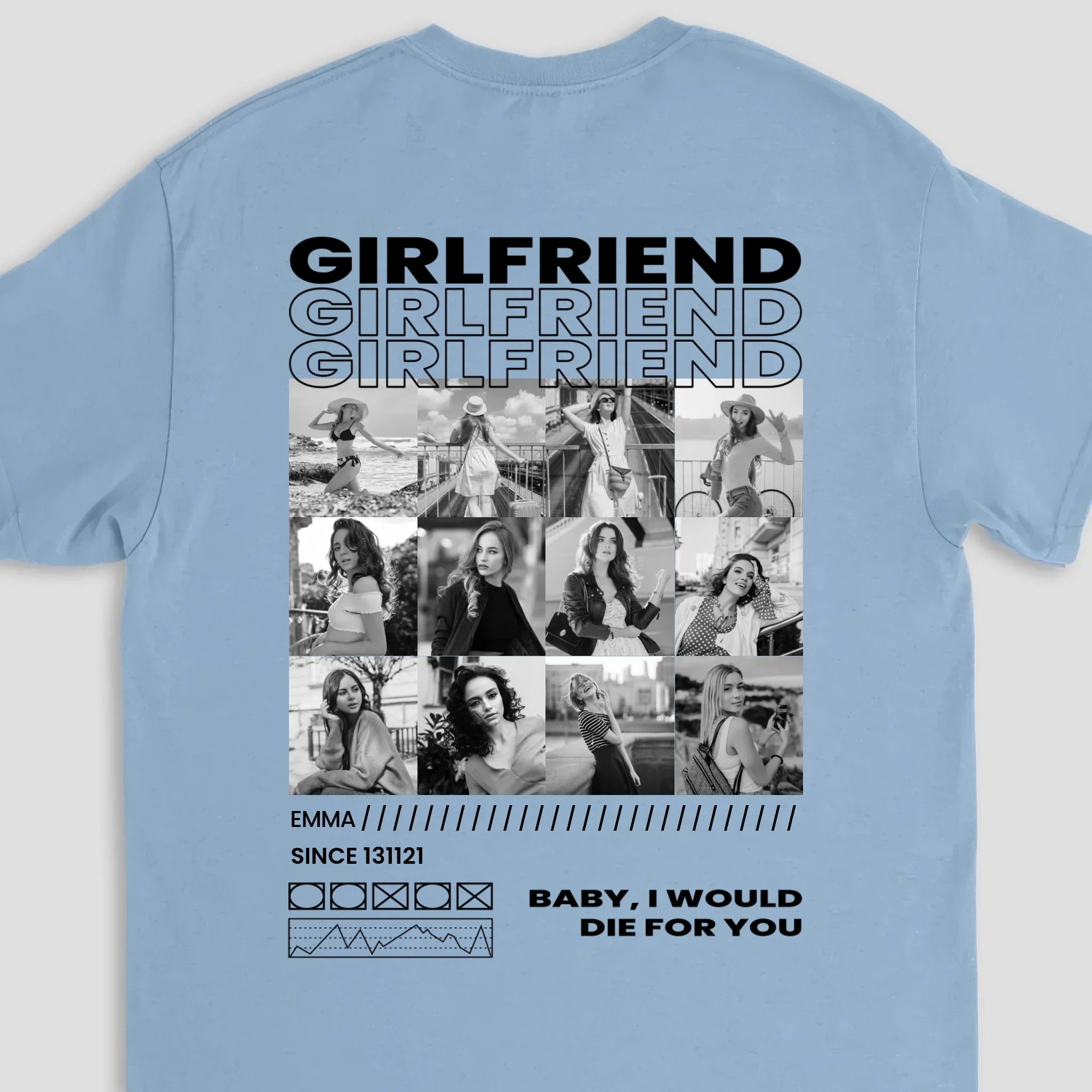 Personalized T-Shirt – Girlfriend - Image 3
