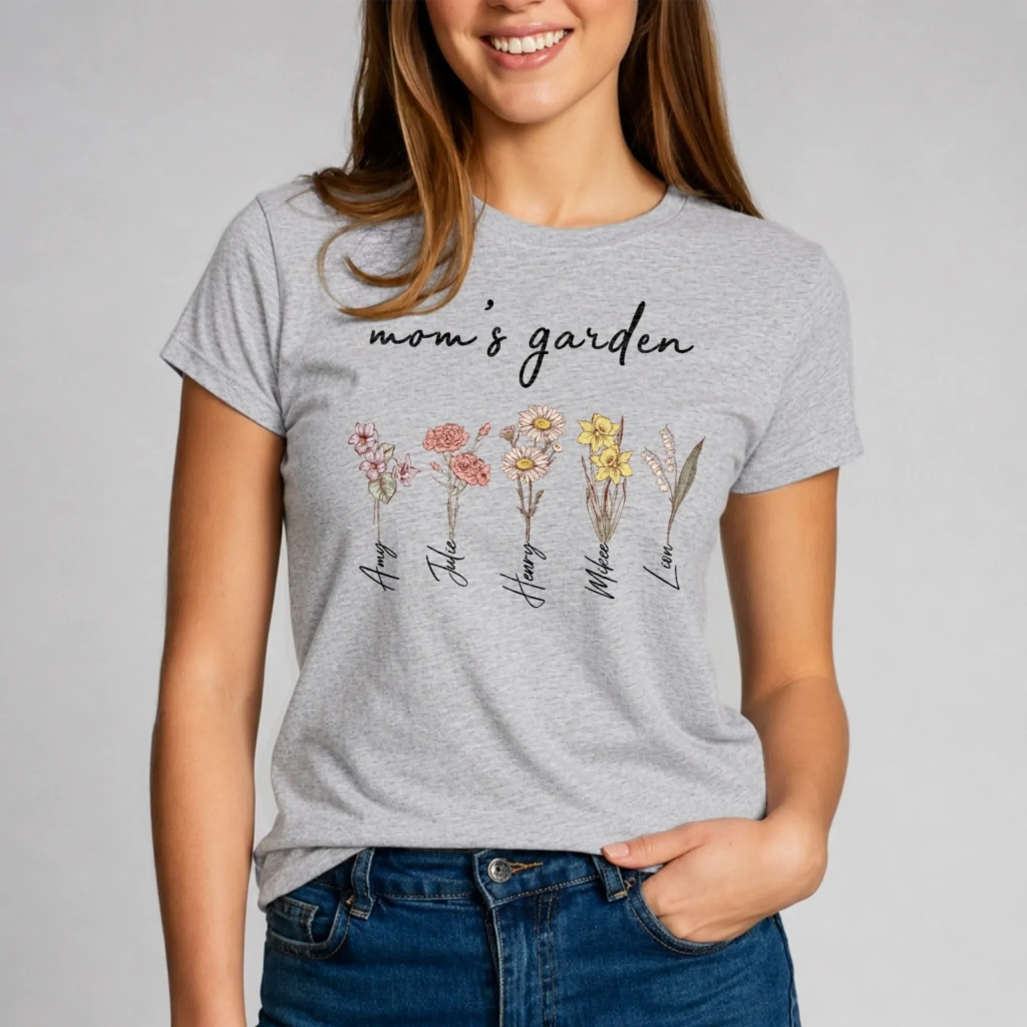 Personalized T-Shirt – Mom’s Children Garden - Image 2