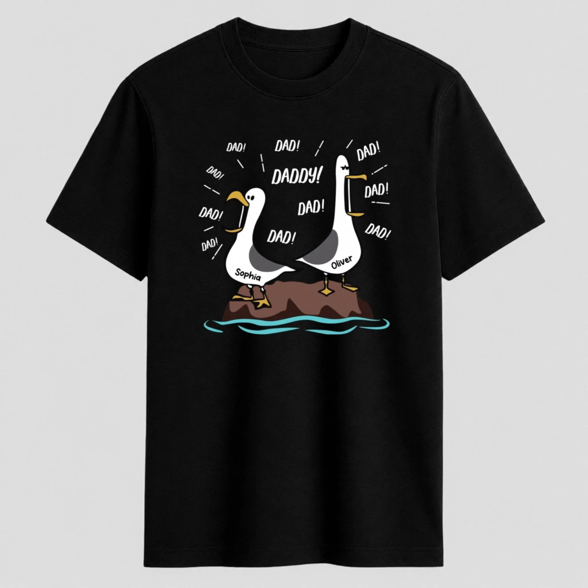 Personalized T-Shirt – Seagull Dad