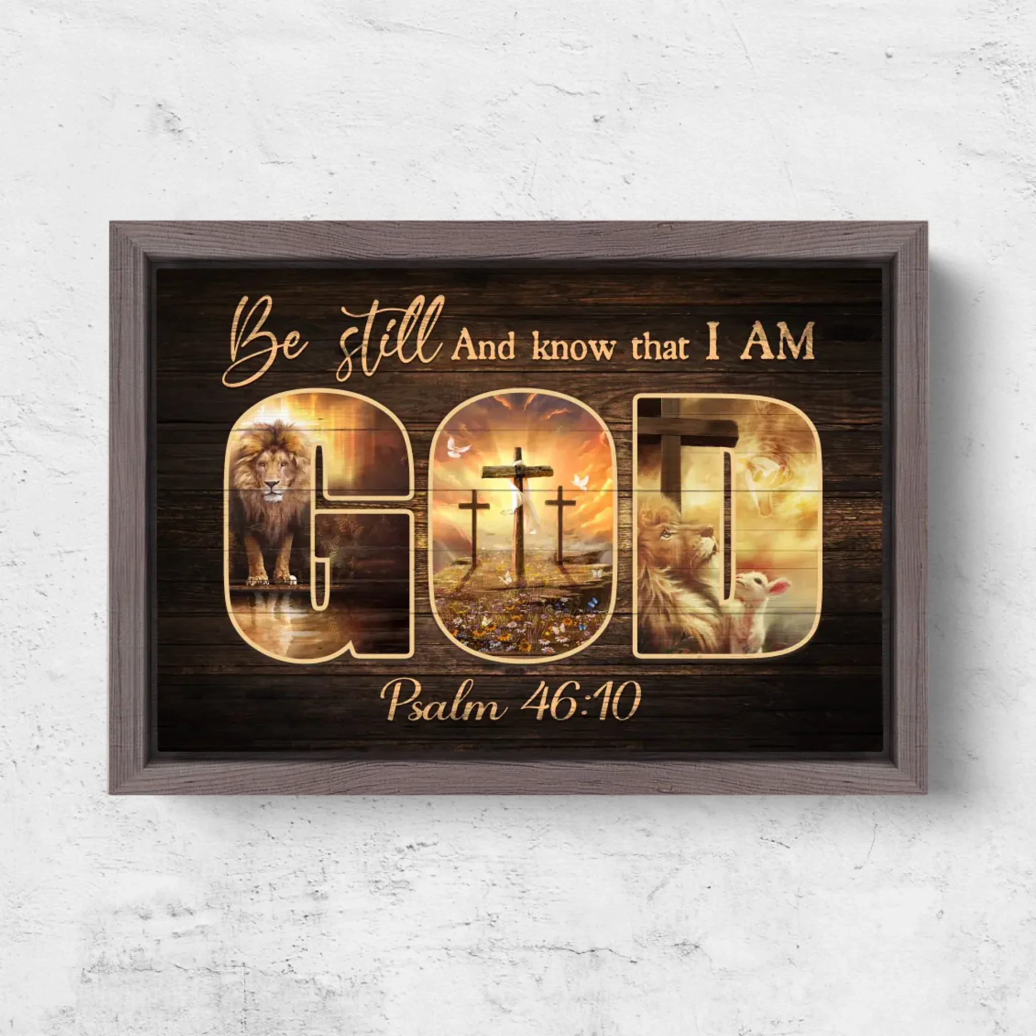 Premium Canvas "Be still and know that I am God" - Image 6