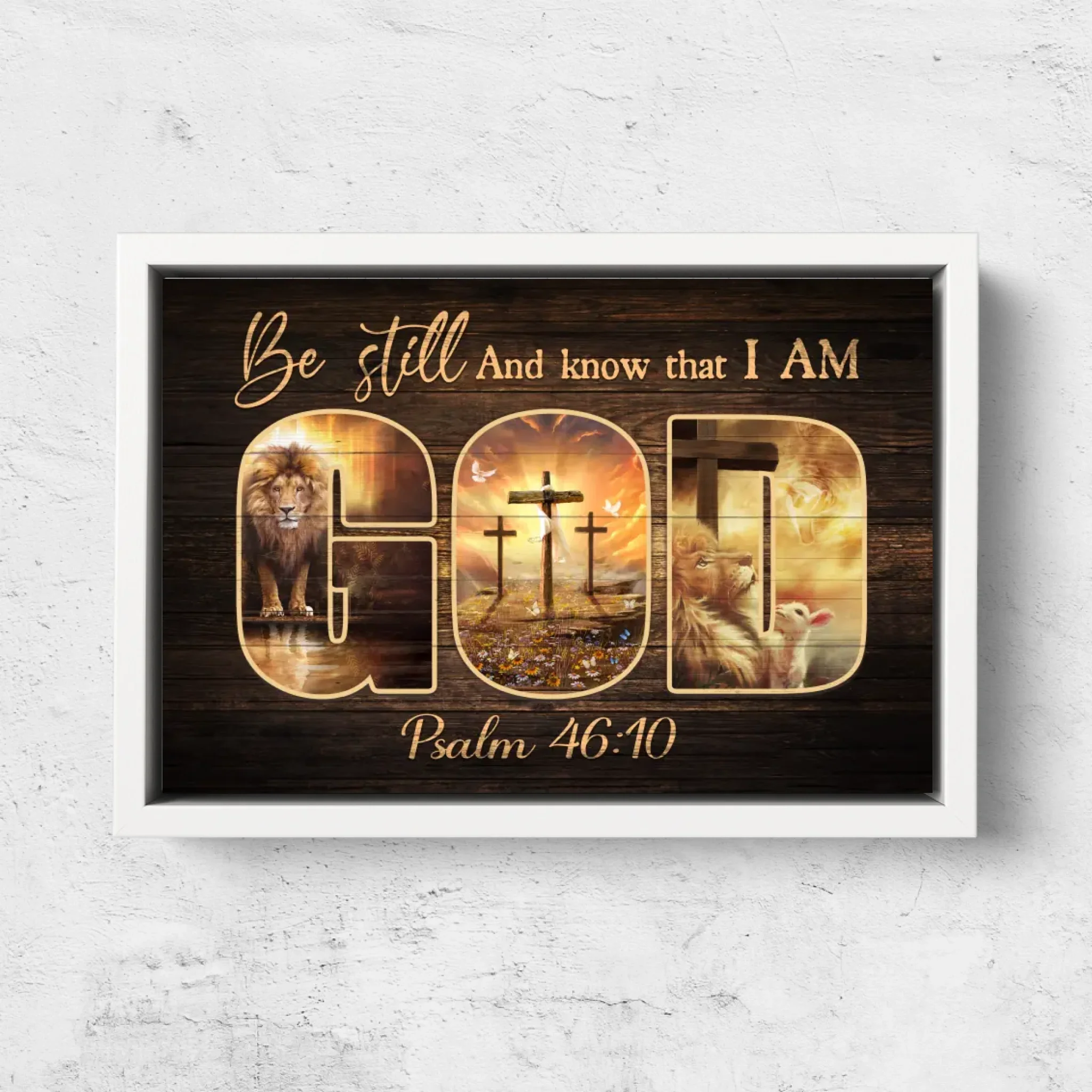 Premium Canvas "Be still and know that I am God" - Image 7
