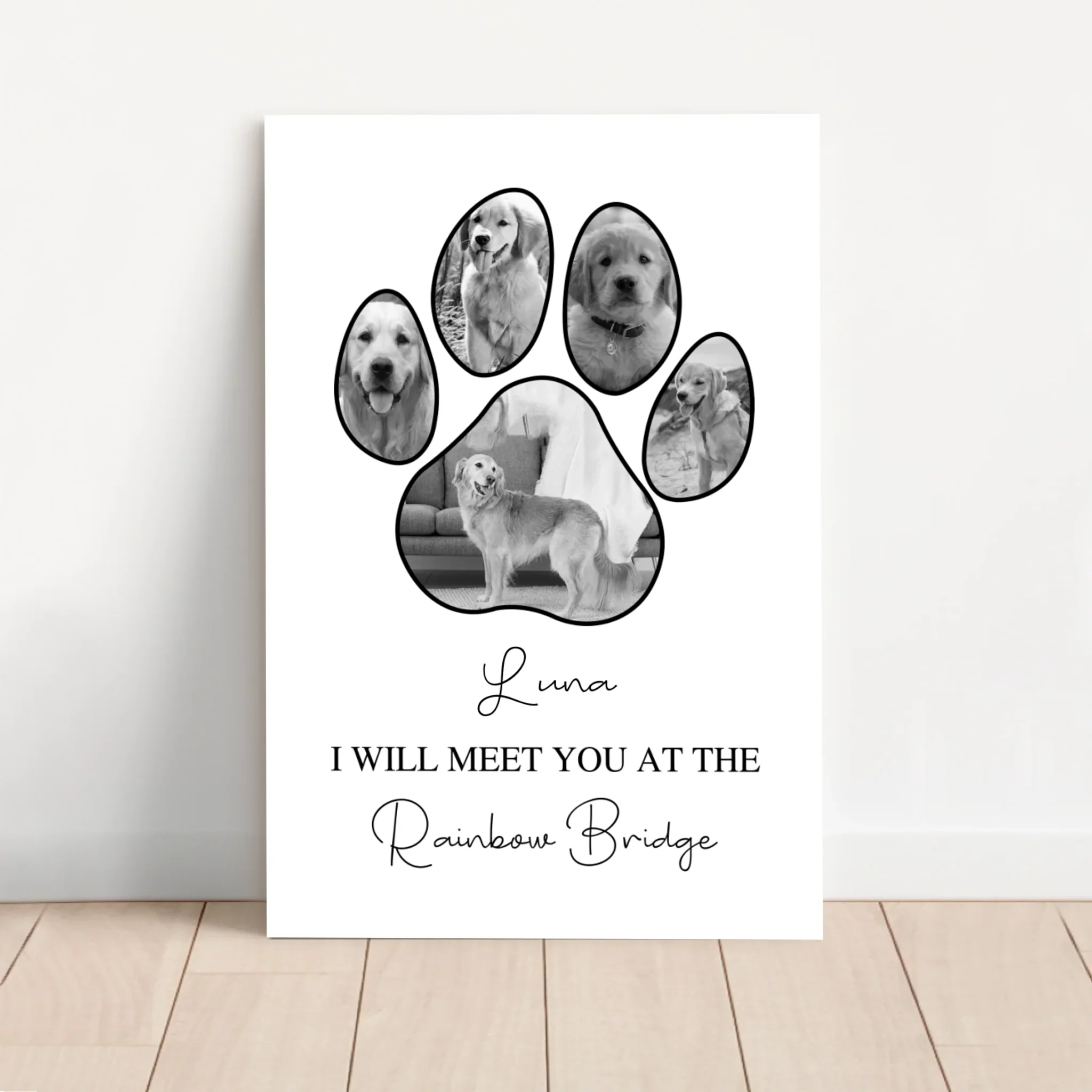 Personalized Canvas "Rainbow Bridge"