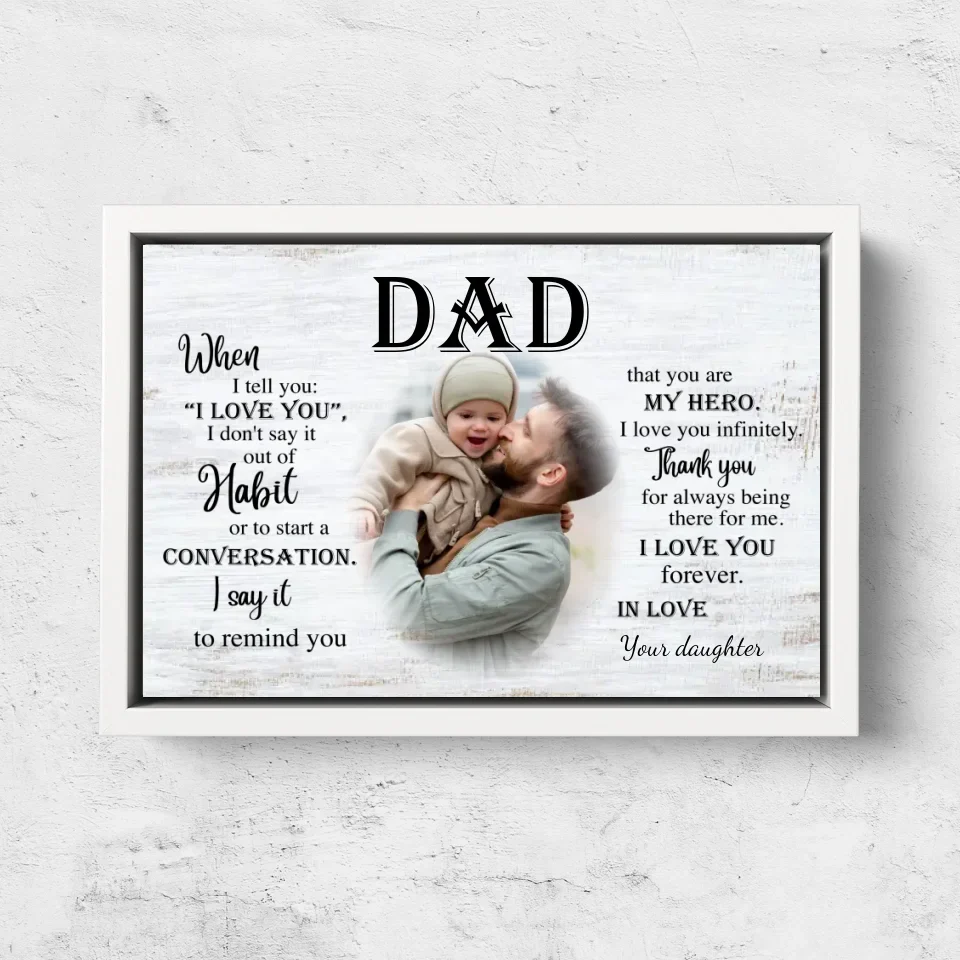 Personalized Canvas "To Dad" - Image 7