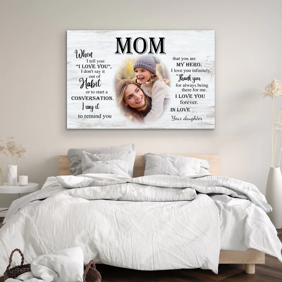 Personalized Canvas "To Mom" - Image 3