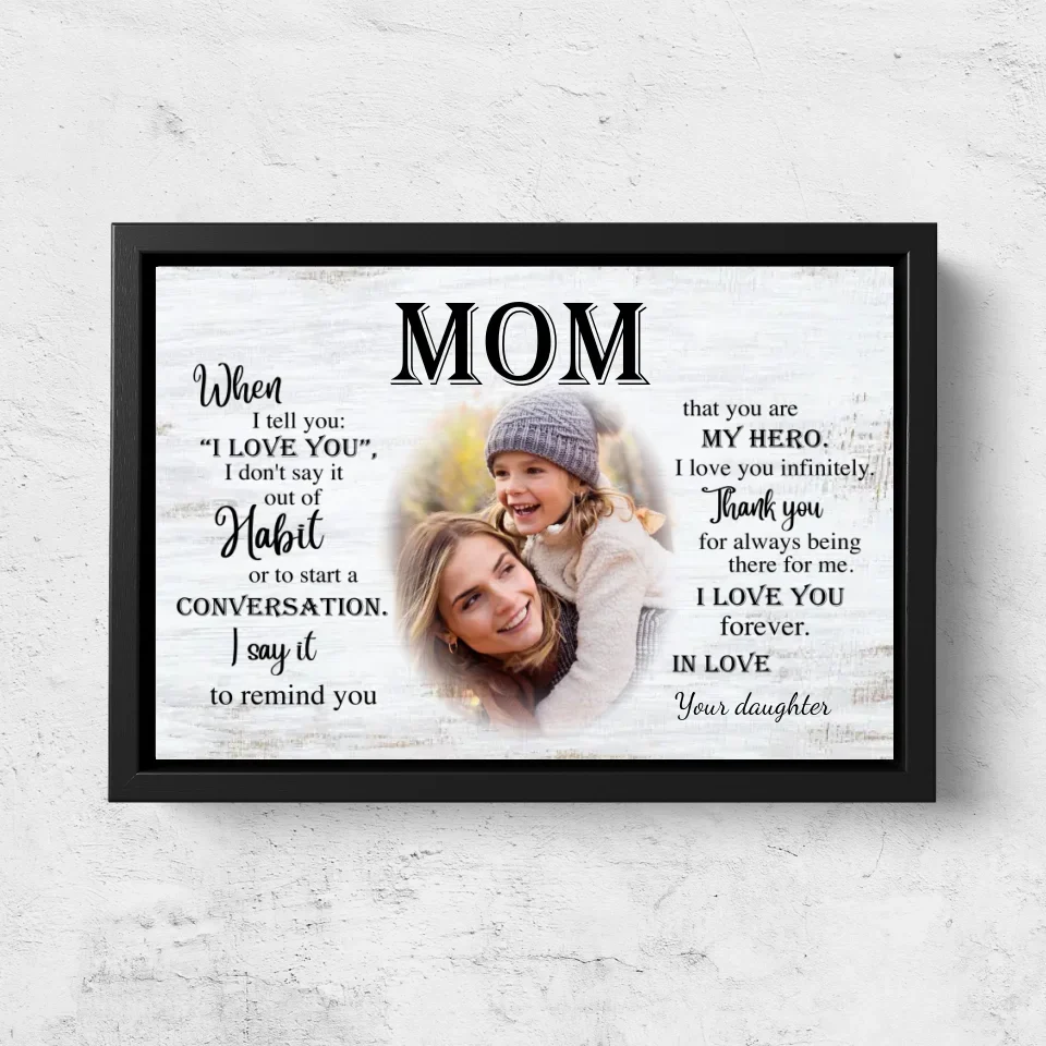 Personalized Canvas "To Mom" - Image 5