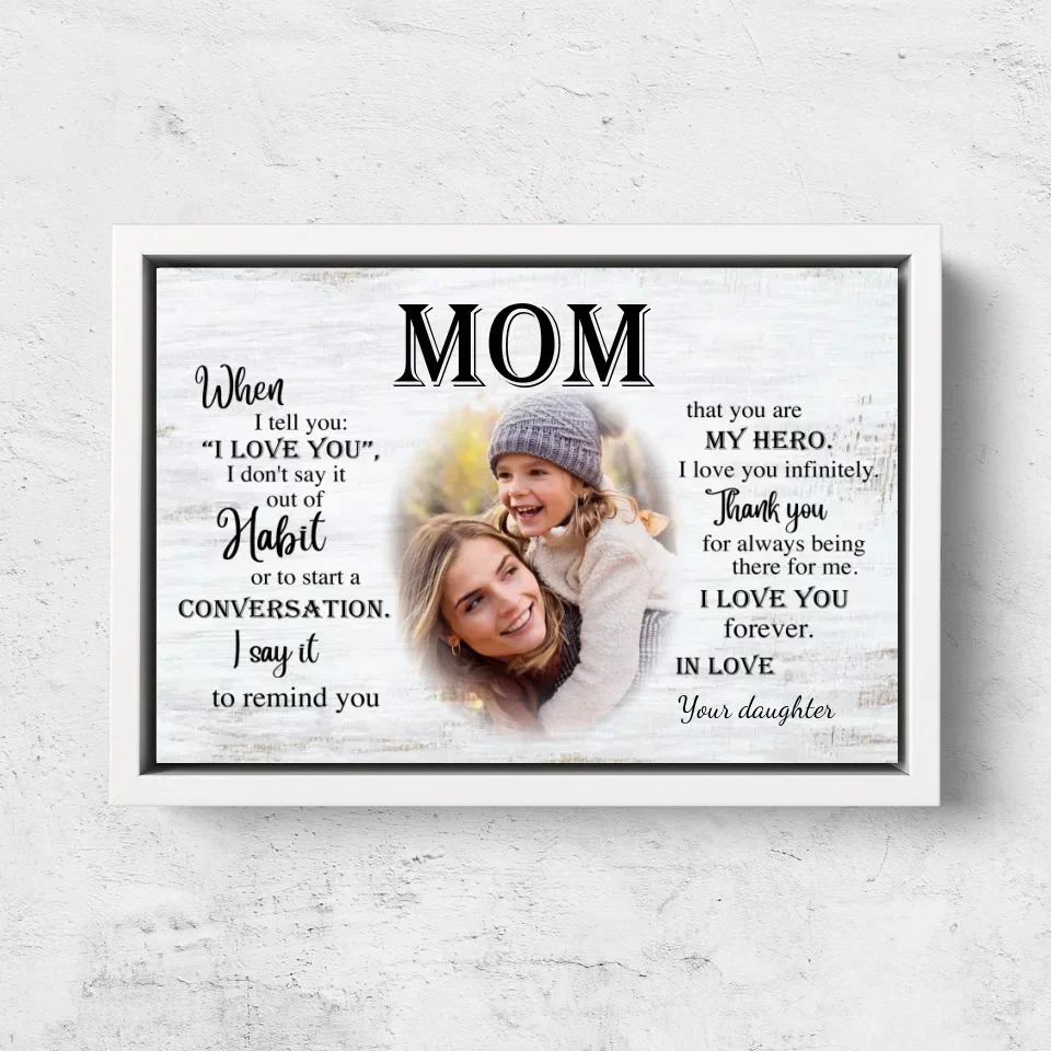 Personalized Canvas "To Mom" - Image 7
